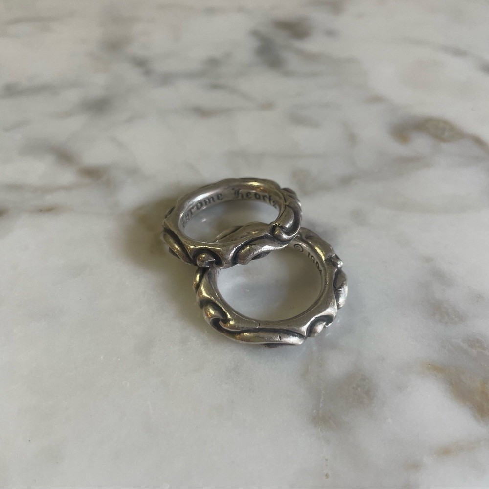 Vintage Chrome Hearts Scroll Bands